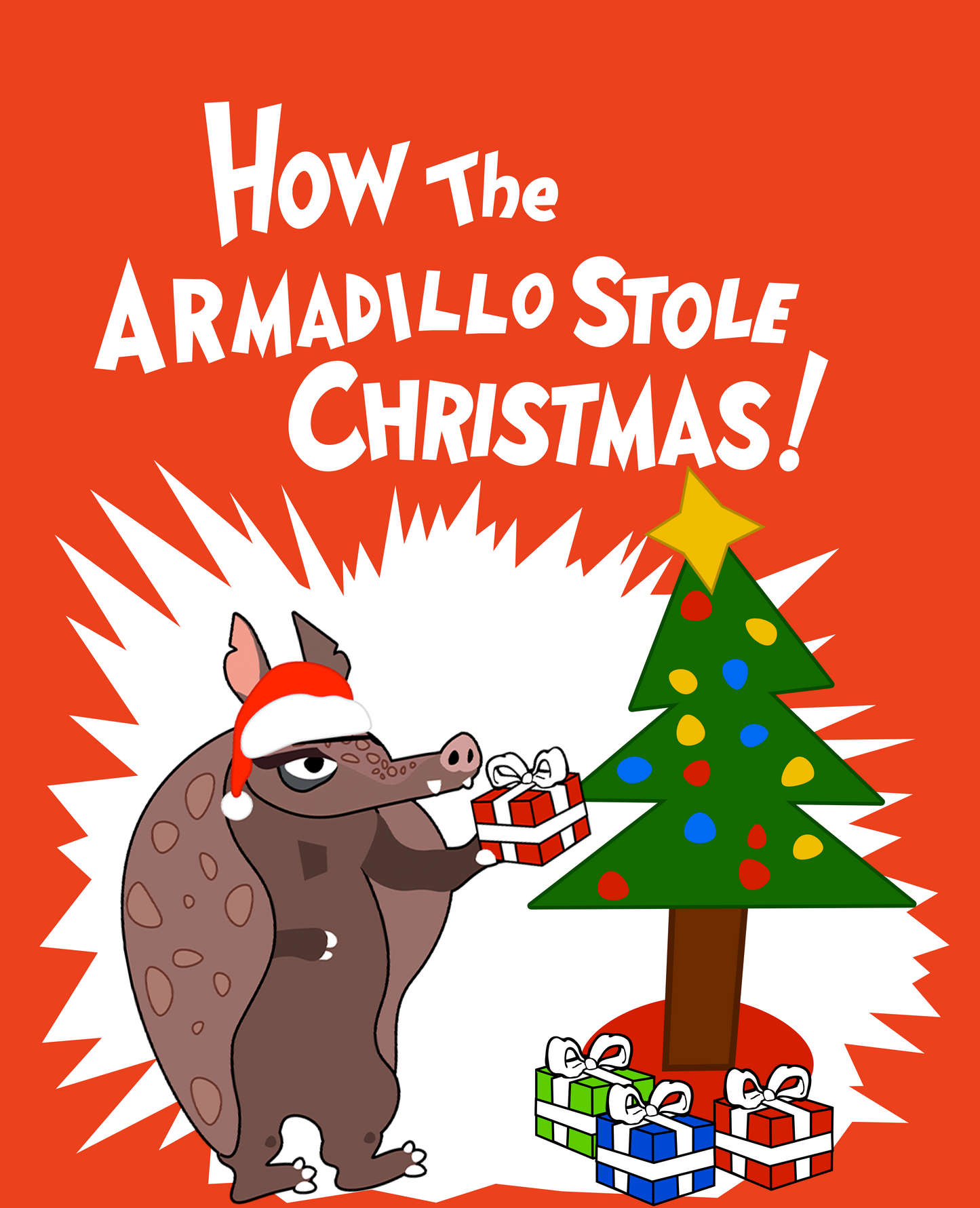 "How The Armadillo Stole Christmas" T-Shirt