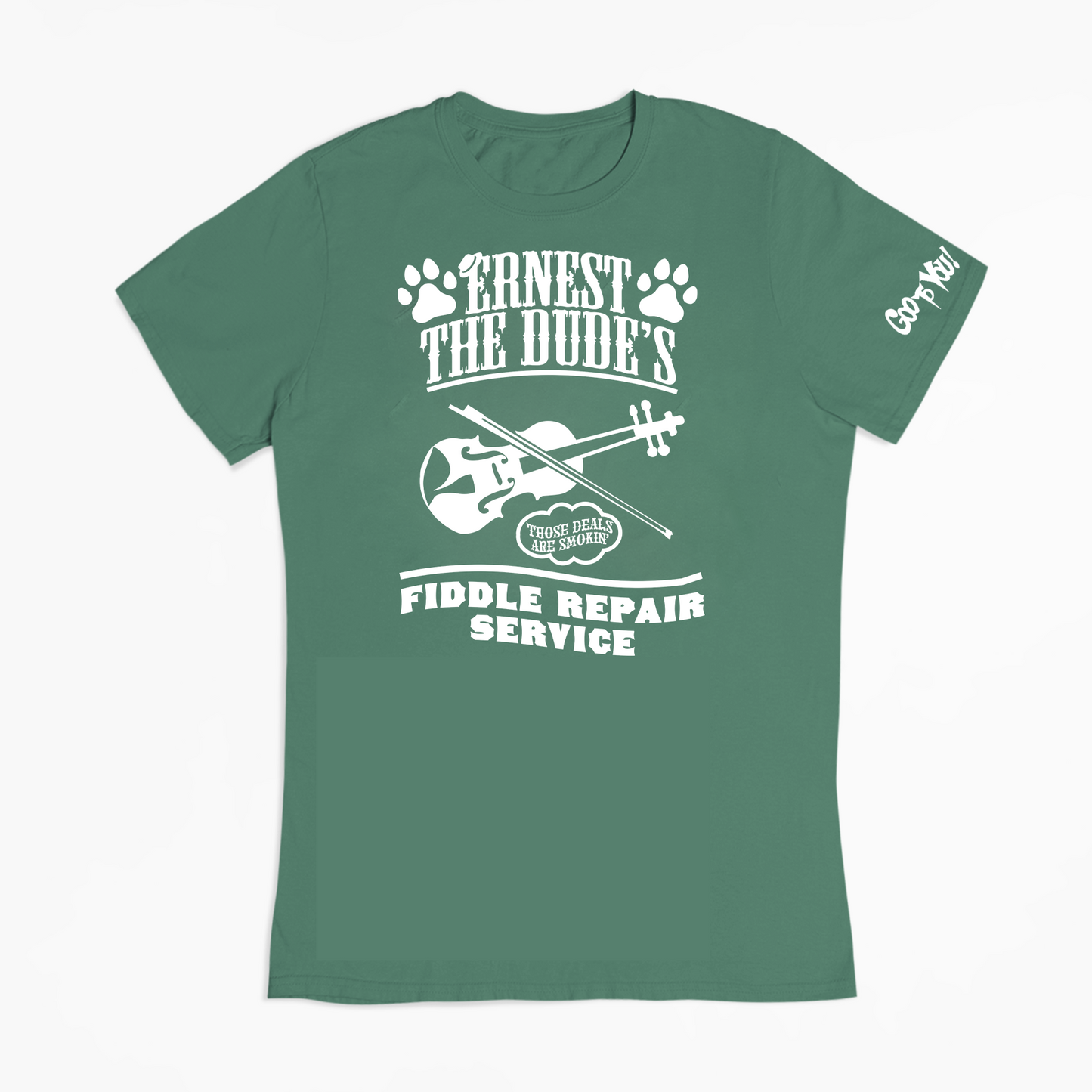 Ernest the Dude's Fiddle Repair Service T-Shirt