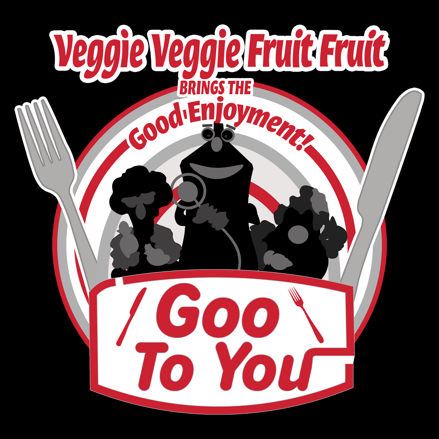 A Veggie Veggie Fruit Fruit T-Shirt