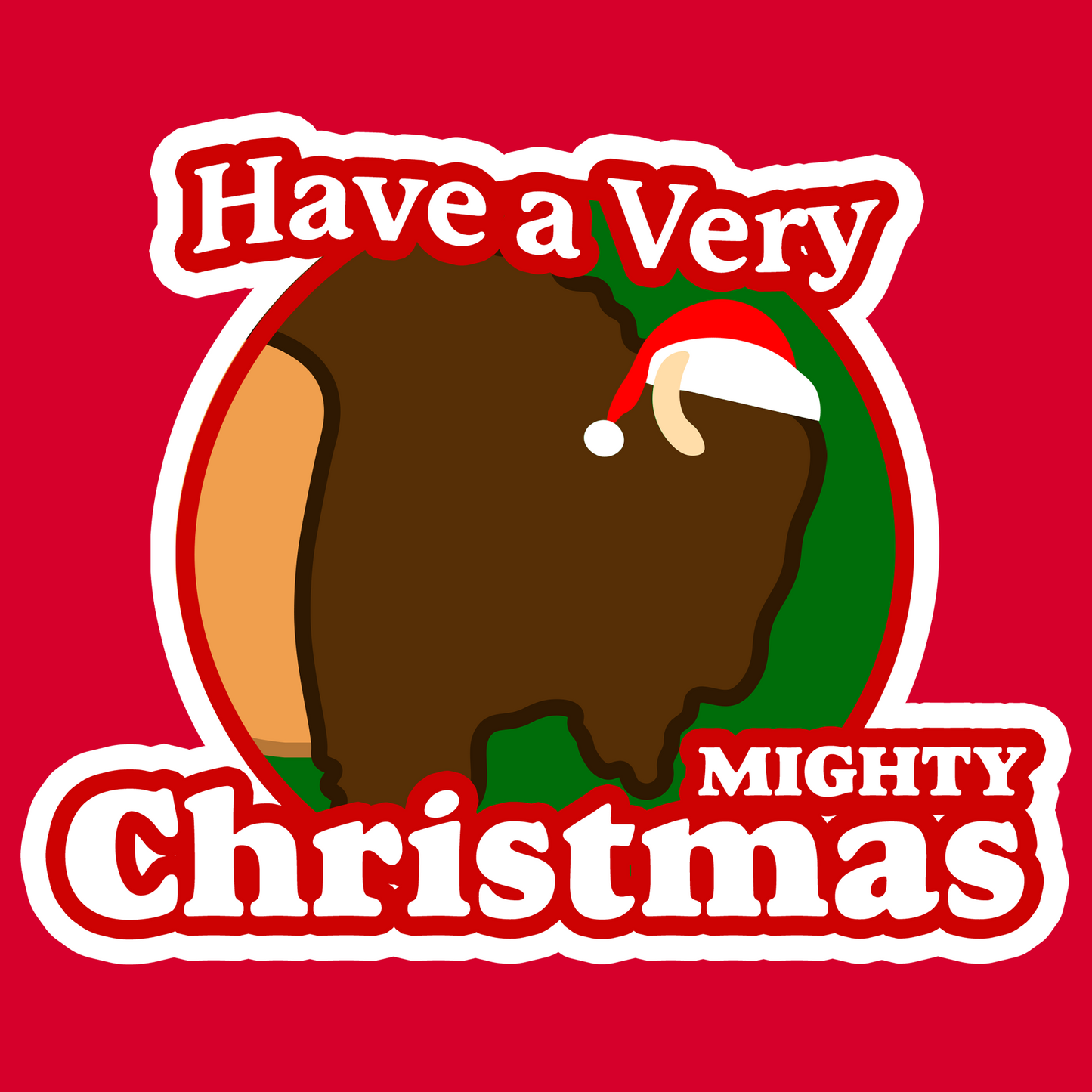 "A Very MIGHTY Christmas" Mighty Buffalo T-Shirt